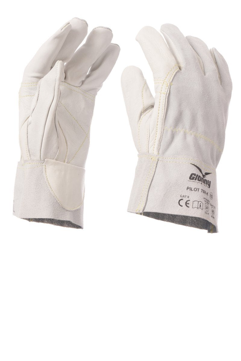 PILOT 70R-K GUANTO CON PALMO POLLICE E INDICE PAYPER personalizzato con logo - Pubblienne
