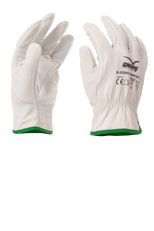 BLIZZARD 55WINTER GUANTO FIORE BOVINO INVERNALE INTERNO FELPATO BORDATO PAYPER personalizzato con logo - Pubblienne