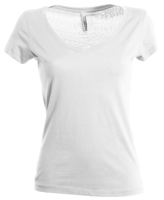 FENCER T-SHIRT DONNA MANICA CORTA COLLO A V PAYPER personalizzato con logo - Pubblienne