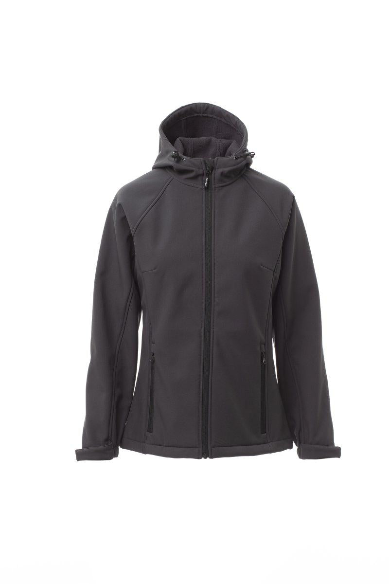 GALE LADY GIUBBINO SOFT SHELL 320 GR PAYPER personalizzato con logo - Pubblienne