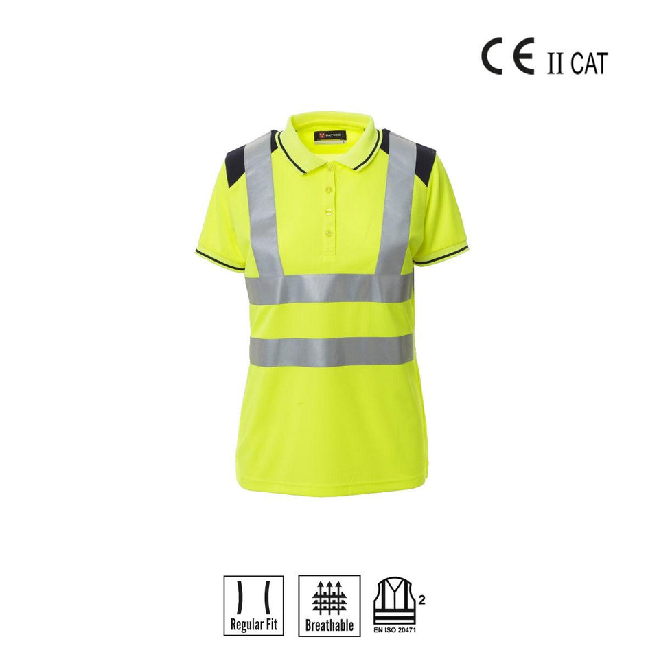 GUARD+ LADY POLO ALTA VISIBILITÀ PAYPER personalizzato con logo - Pubblienne