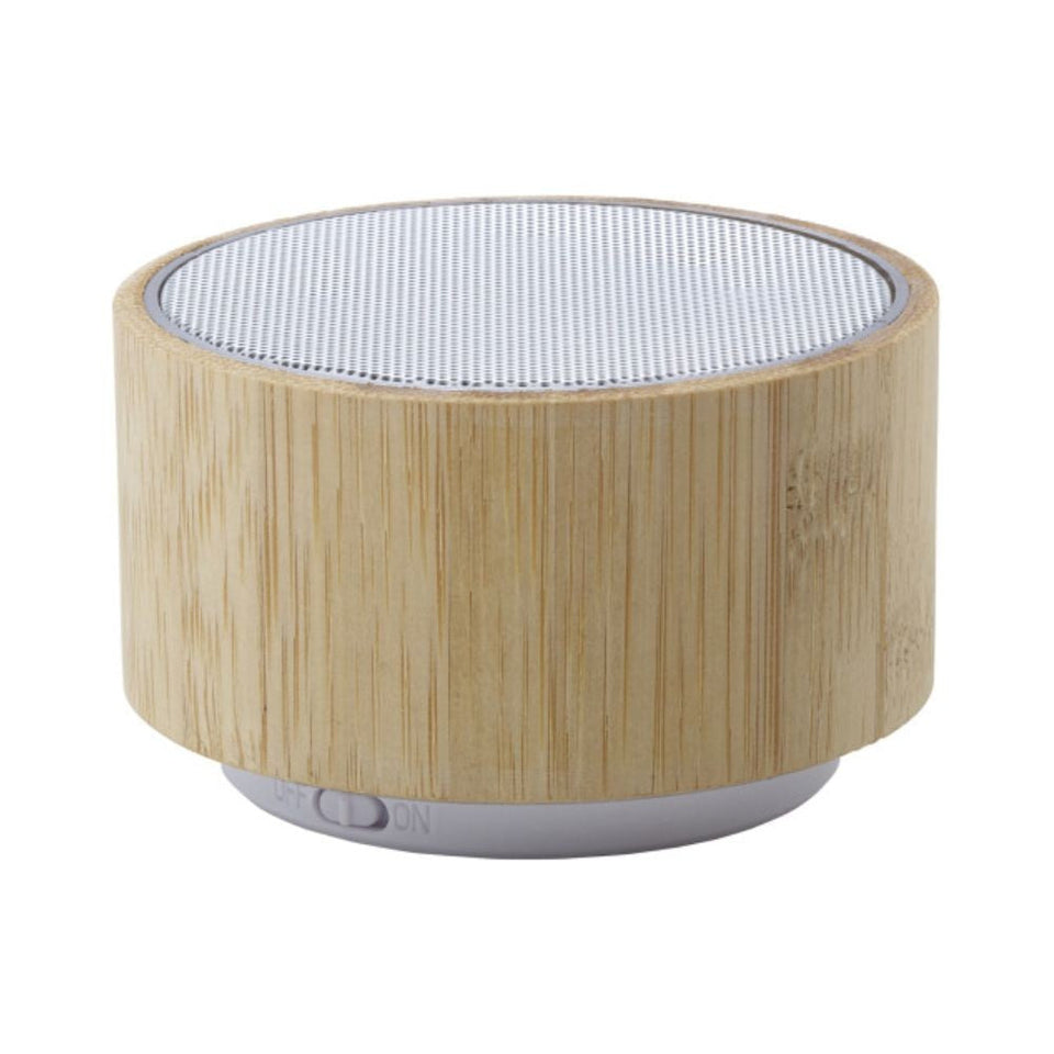 9109 Blaster - Speaker Wireless In Bamboo Ed Abs personalizzato con logo - Pubblienne