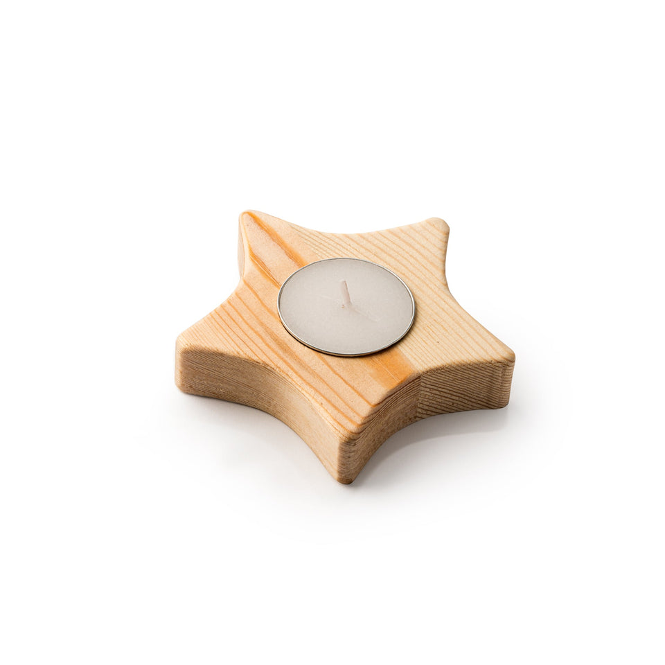 9219 Star - Candela Natalizia personalizzato con logo - Pubblienne