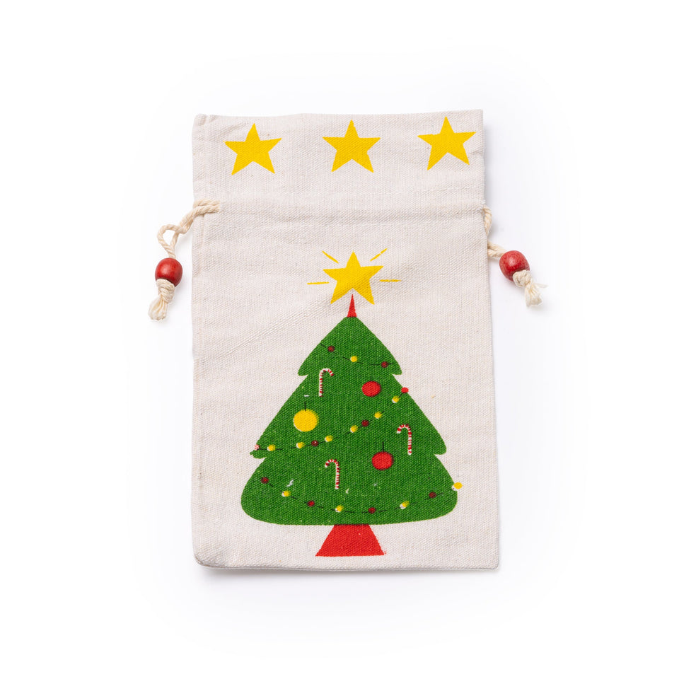 9222 Naty - Sacchetto Regalo Natalizio personalizzato con logo - Pubblienne