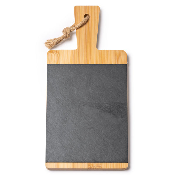 9259 Dorio - Tagliere In Bamboo E Ardesio personalizzato con logo - Pubblienne