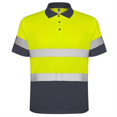 R9302 - Roly Polaris Polo Uomo Alta Visibilità personalizzato con logo - Pubblienne