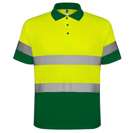 R9302 - Roly Polaris Polo Uomo Alta Visibilità personalizzato con logo - Pubblienne