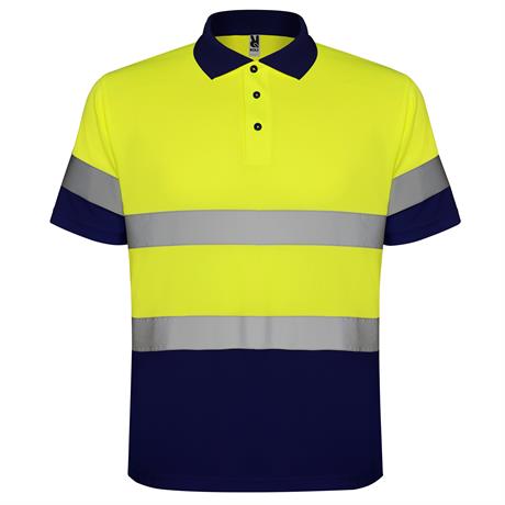 R9302 - Roly Polaris Polo Uomo Alta Visibilità personalizzato con logo - Pubblienne