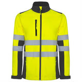 R9303 - Roly Antares Giubbino Soft Shell Uomo Alta Visibilità personalizzato con logo - Pubblienne