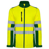 R9303 - Roly Antares Giubbino Soft Shell Uomo Alta Visibilità personalizzato con logo - Pubblienne