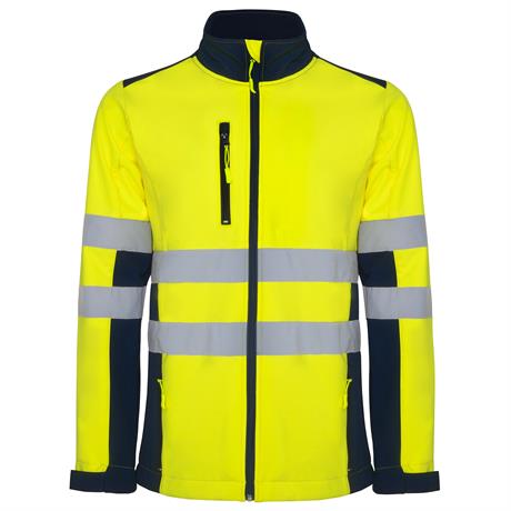 R9303 - Roly Antares Giubbino Soft Shell Uomo Alta Visibilità personalizzato con logo - Pubblienne