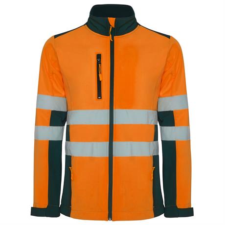 R9303 - Roly Antares Giubbino Soft Shell Uomo Alta Visibilità personalizzato con logo - Pubblienne