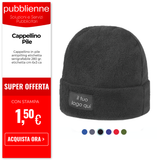 Cappellino Pile personalizzato con logo - Pubblienne