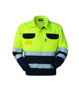 Giubbetto Bicolore hi-vis personalizzato con logo - Pubblienne