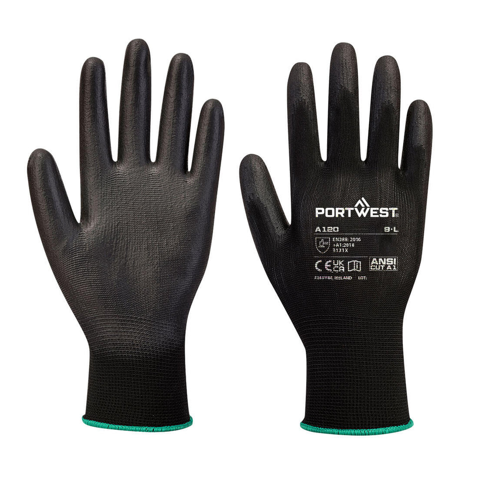 Guanti con palmo in PU Portwest personalizzato con logo - Pubblienne