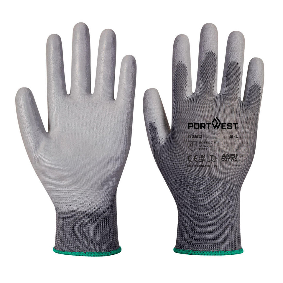 Guanti con palmo in PU Portwest personalizzato con logo - Pubblienne