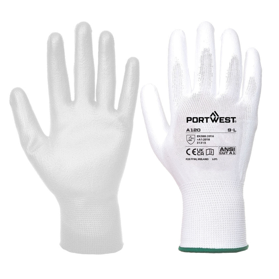 Guanti con palmo in PU Portwest personalizzato con logo - Pubblienne