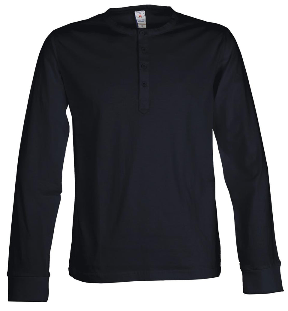 T-shirt uomo c/bottoni e manica lunga HARBOUR PAYPER personalizzato con logo - Pubblienne