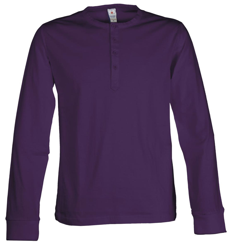 T-shirt uomo c/bottoni e manica lunga HARBOUR PAYPER personalizzato con logo - Pubblienne
