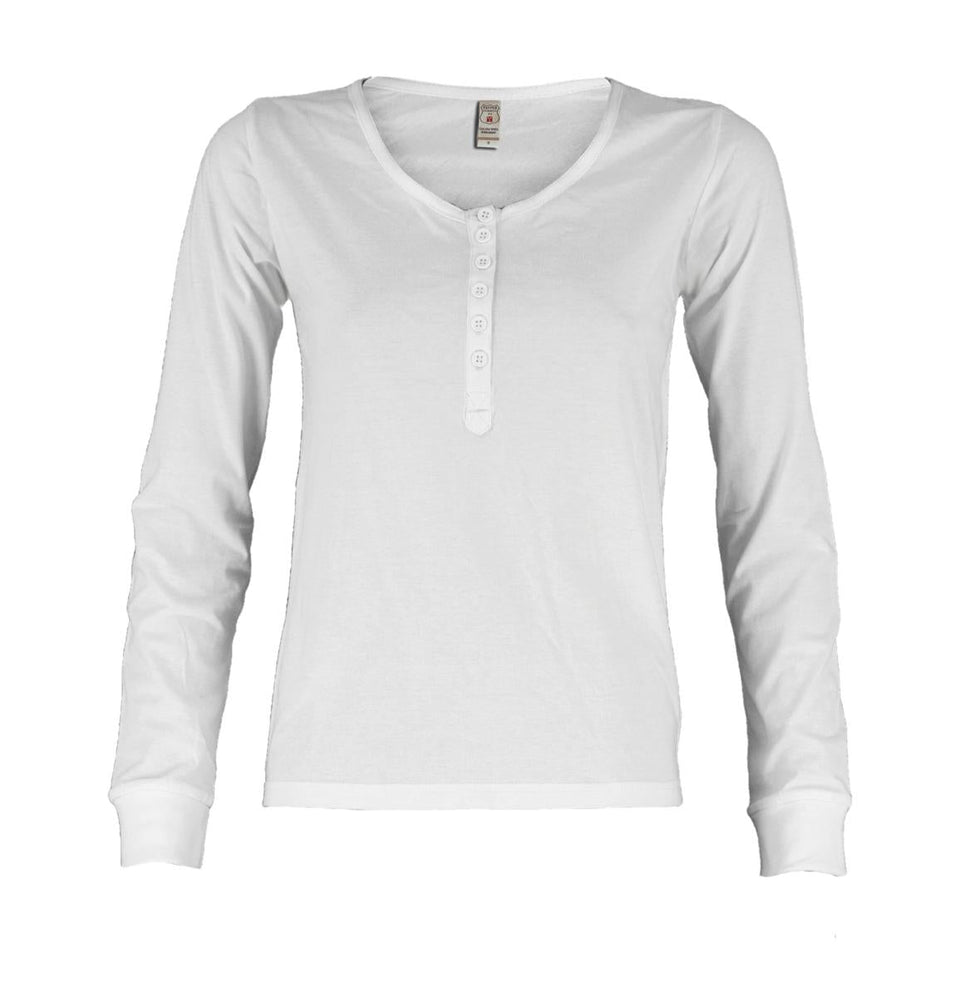 T-shirt donna manica lunga con bottoni HARBOUR LADY PAYPER personalizzato con logo - Pubblienne