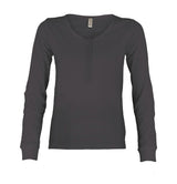 T-shirt donna manica lunga con bottoni HARBOUR LADY PAYPER personalizzato con logo - Pubblienne