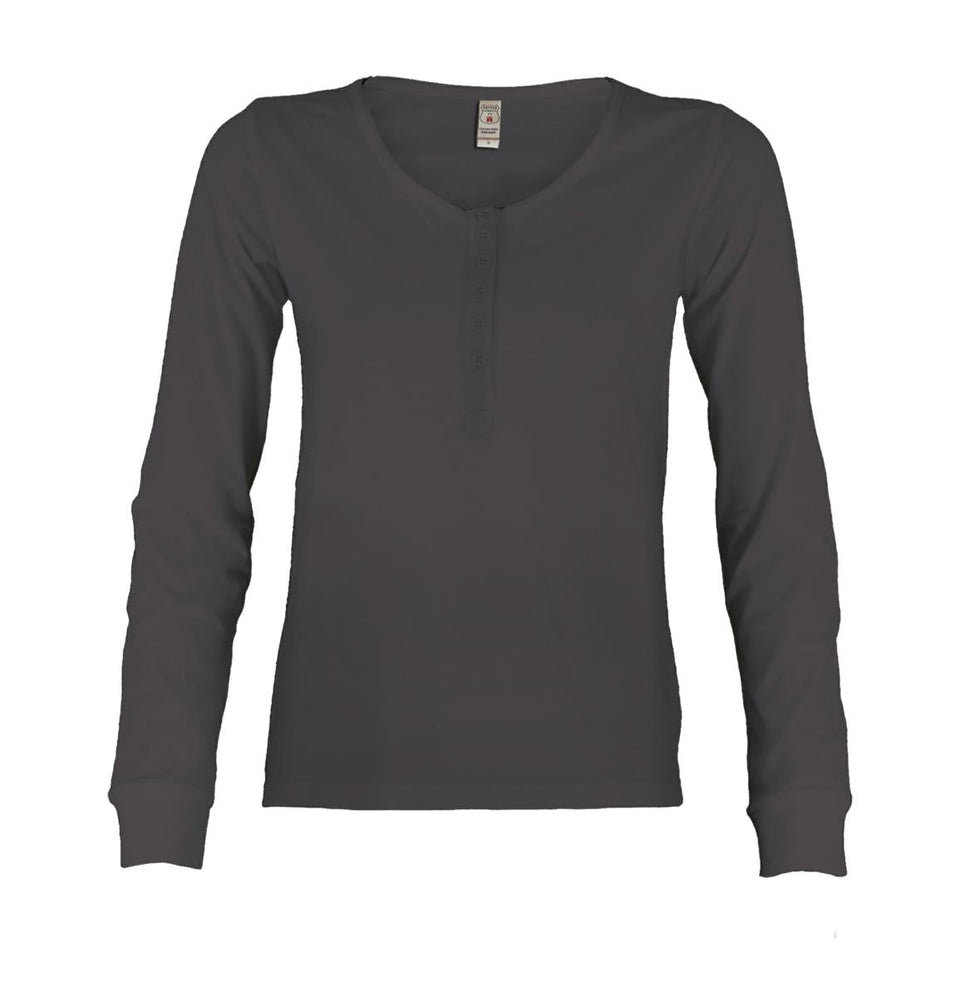 T-shirt donna manica lunga con bottoni HARBOUR LADY PAYPER personalizzato con logo - Pubblienne