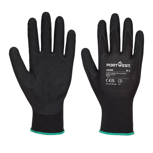 Dermi-Grip NPR15 Nitrile Sandy Portwest personalizzato con logo - Pubblienne