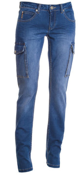 HUMMER LADY PANTALONE DONNA IN TAGLIO JEANS personalizzato con logo - Pubblienne