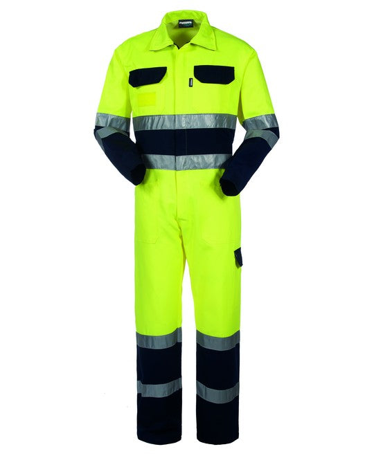Tuta Bicolore Hi-Vis personalizzato con logo - Pubblienne
