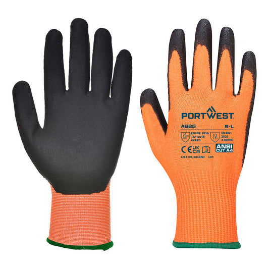 Guanto anti taglio Vis-Tex - PU Portwest personalizzato con logo - Pubblienne