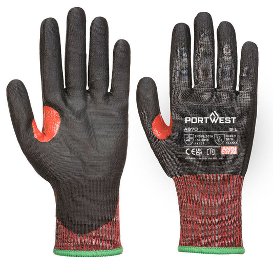 CS Cut E18 PU Portwest personalizzato con logo - Pubblienne