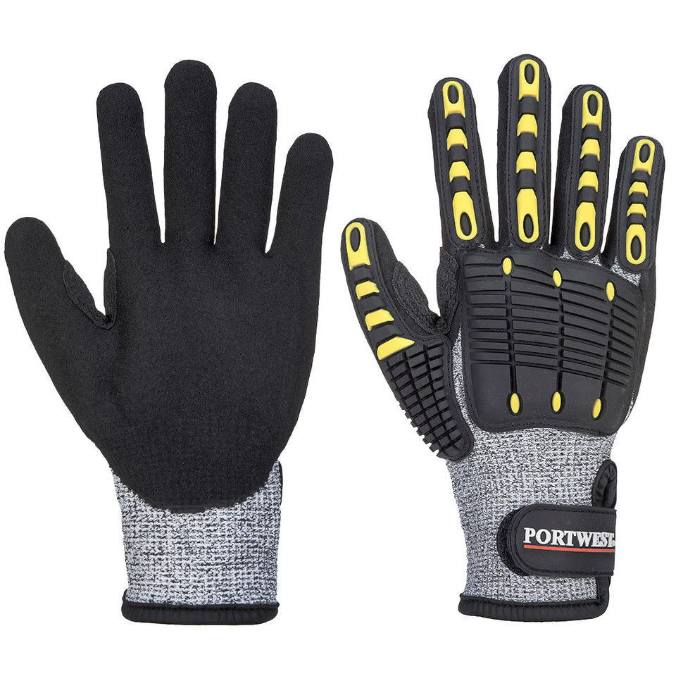 Guanto resistente al taglio antiurto Portwest personalizzato con logo - Pubblienne