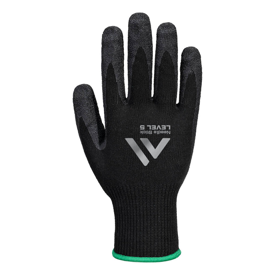 Guanto anti puntura in lattice Crinkle F10 Portwest personalizzato con logo - Pubblienne