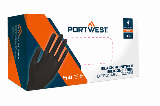 Guanto monouso Arancio HD (Pk100) Portwest personalizzato con logo - Pubblienne