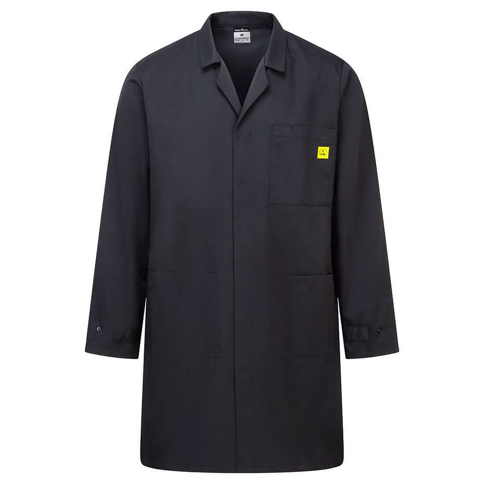 Camice ESD - Antistatico Portwest personalizzato con logo - Pubblienne