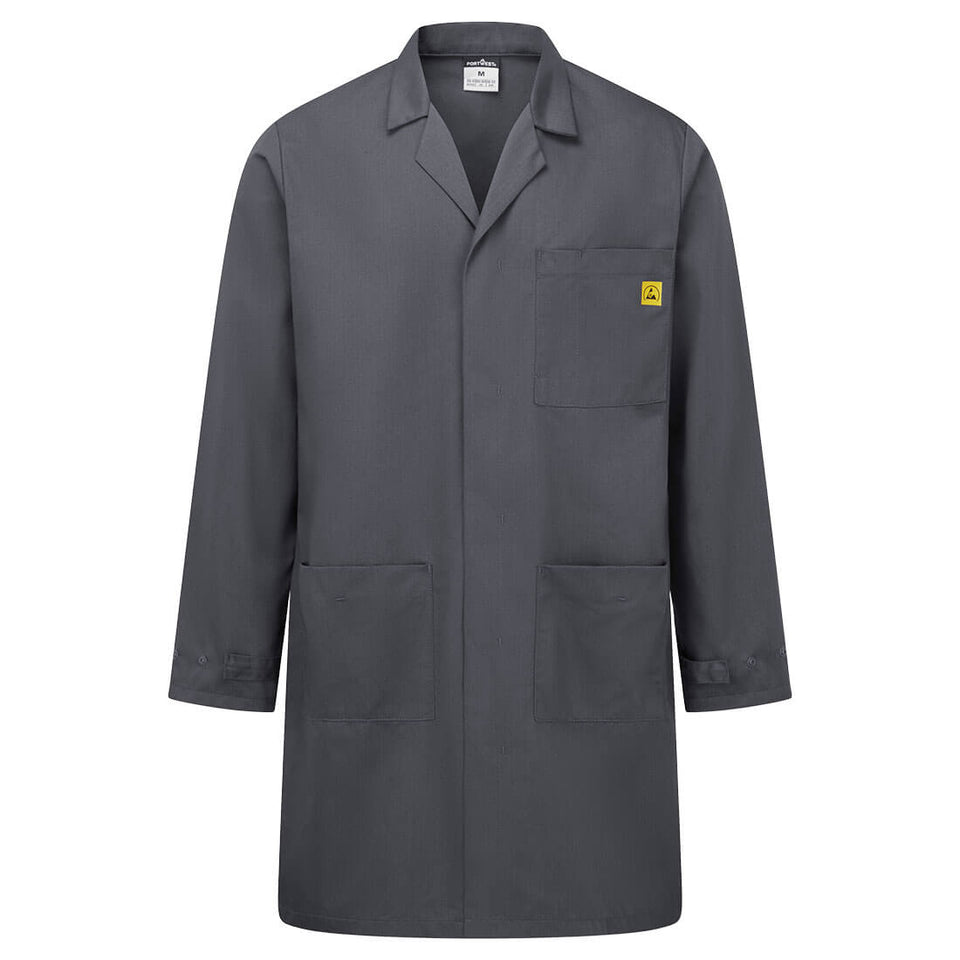 Camice ESD - Antistatico Portwest personalizzato con logo - Pubblienne