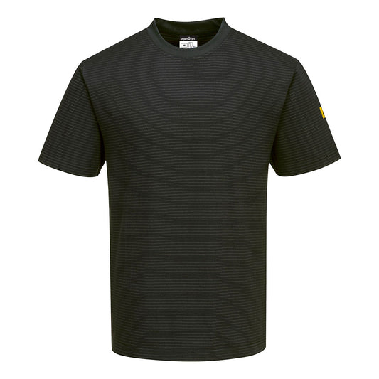 T-Shirt ESD - Antistatica Portwest personalizzato con logo - Pubblienne
