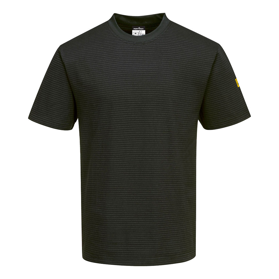 T-Shirt ESD - Antistatica Portwest personalizzato con logo - Pubblienne
