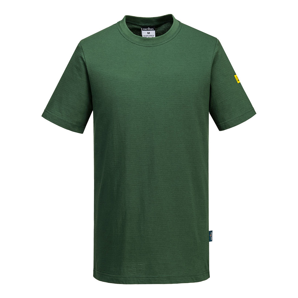 T-Shirt ESD - Antistatica Portwest personalizzato con logo - Pubblienne