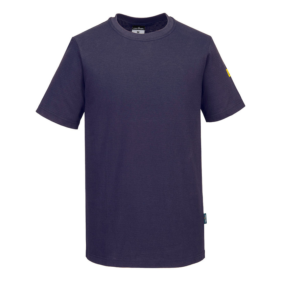 T-Shirt ESD - Antistatica Portwest personalizzato con logo - Pubblienne