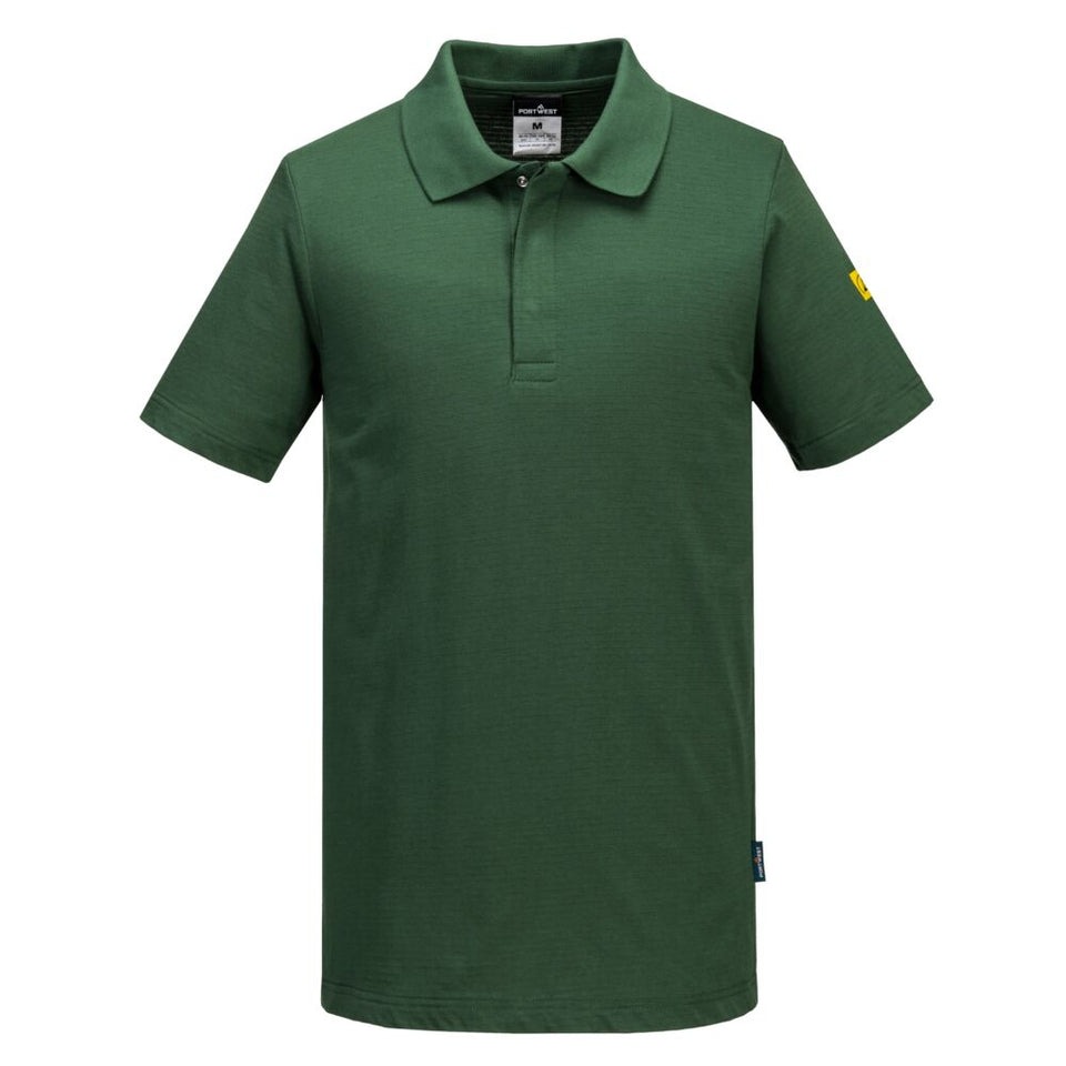 Polo ESD - Antistatica Portwest personalizzato con logo - Pubblienne