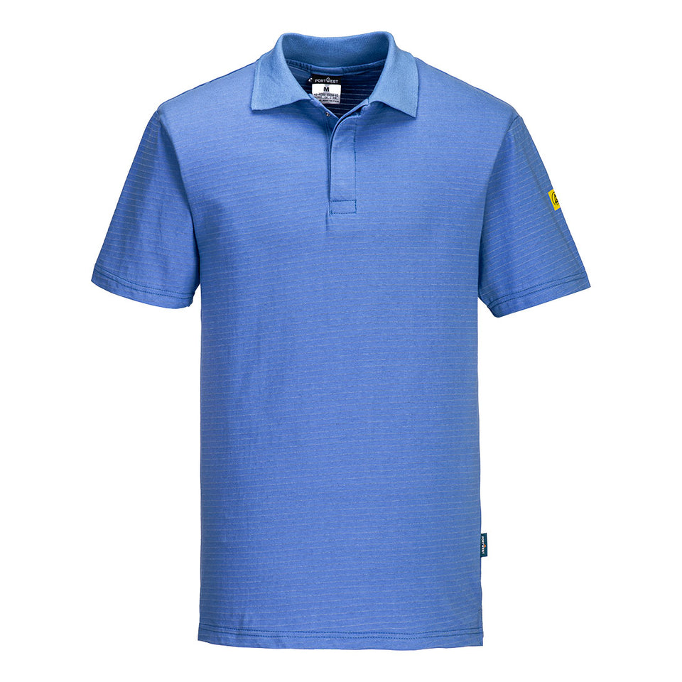 Polo ESD - Antistatica Portwest personalizzato con logo - Pubblienne