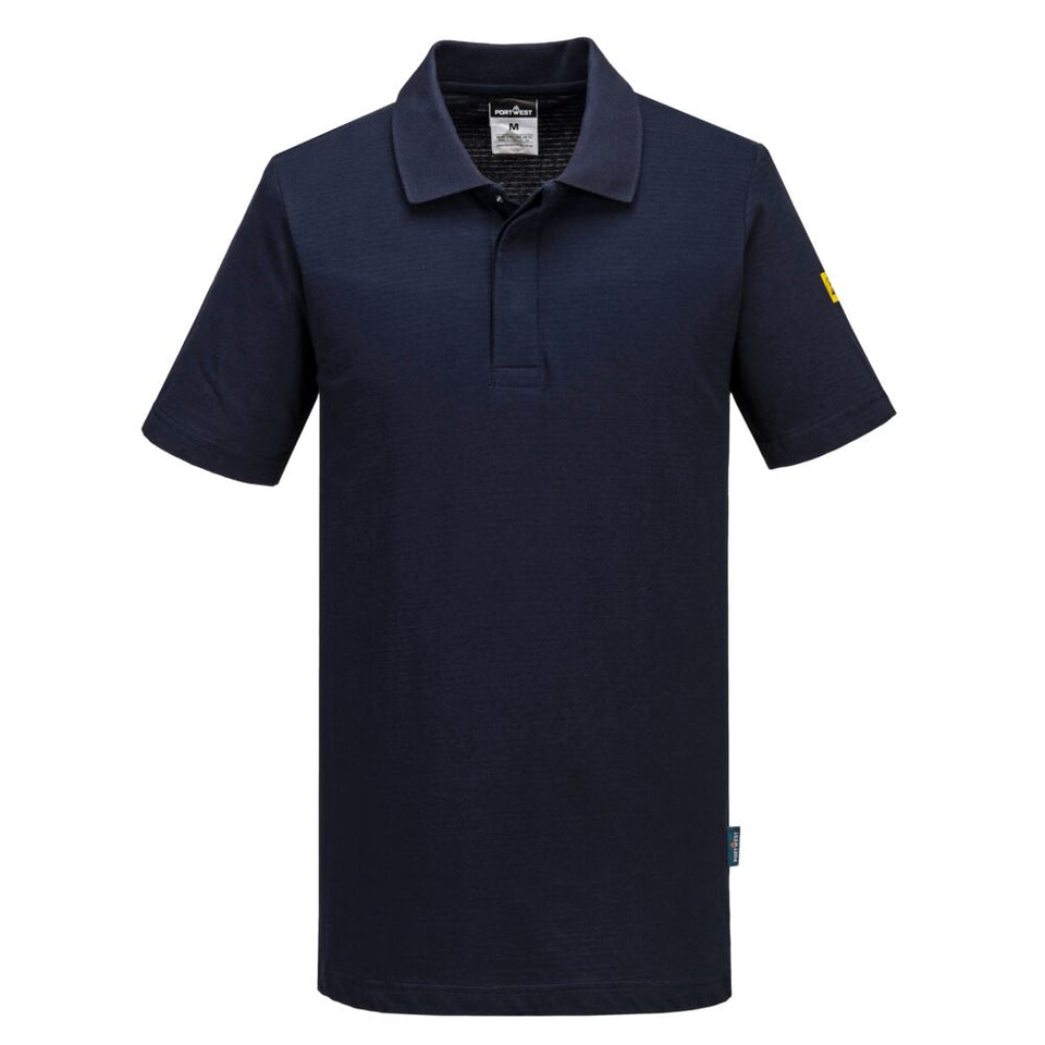 Polo ESD - Antistatica Portwest personalizzato con logo - Pubblienne