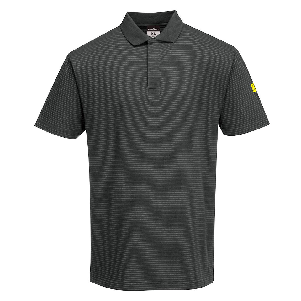 Polo ESD - Antistatica Portwest personalizzato con logo - Pubblienne