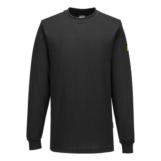 T-shirt manica lunga antistatica ESD Portwest personalizzato con logo - Pubblienne