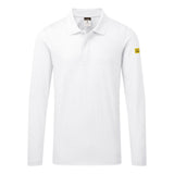 Polo antistatica ESD L/S Portwest personalizzato con logo - Pubblienne