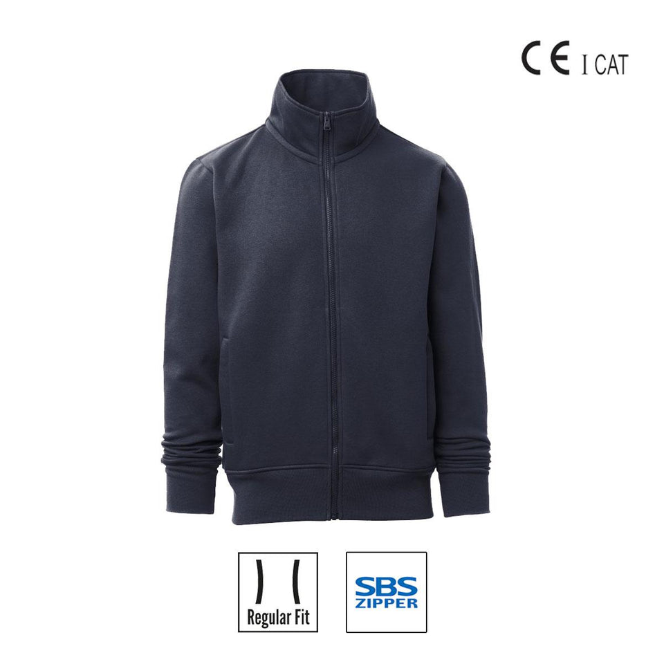 AUSTIN FELPA UOMO MEZZA ZIP GARZATA 330gr PAYPER personalizzato con logo - Pubblienne