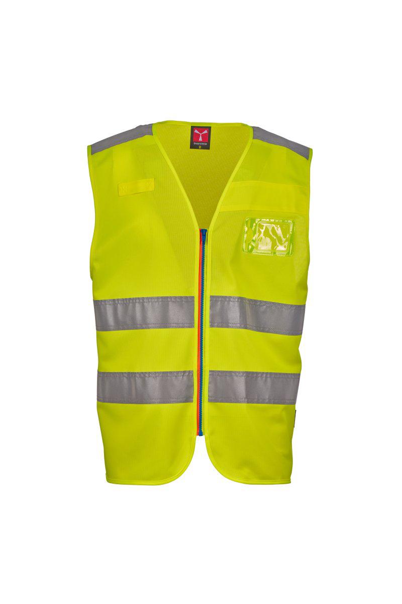ACK MESH GILET SFODERATO IN ALTA VISIBILITÀ PAYPER personalizzato con logo - Pubblienne