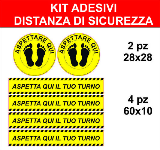KIT Adesivi Sicurezza personalizzato con logo - Pubblienne