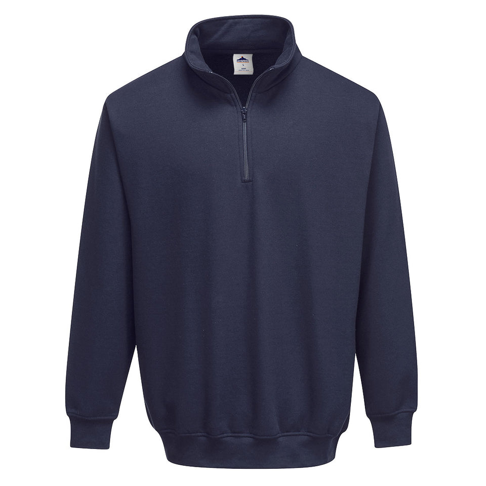 Felpa Sorrento Collo Zip Portwest personalizzato con logo - Pubblienne